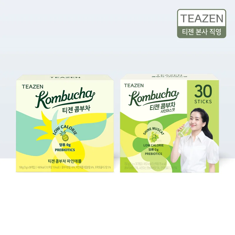 [1 + 1] Tizen Kom Bucha pineapple 30 stick + Shin Muscat 30 stick