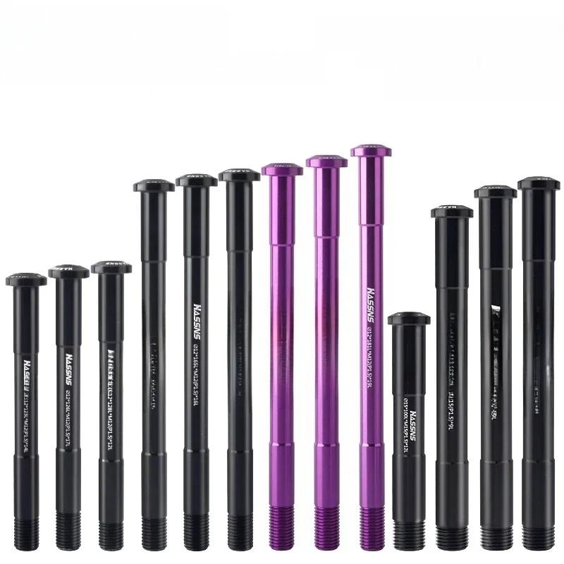 HASSNS HA 7075 ultraléger vtt/route à axe traversant 12/15mm x 142/148mm essieu de fourche avant/arrière pour VTT accessoires de cyclisme