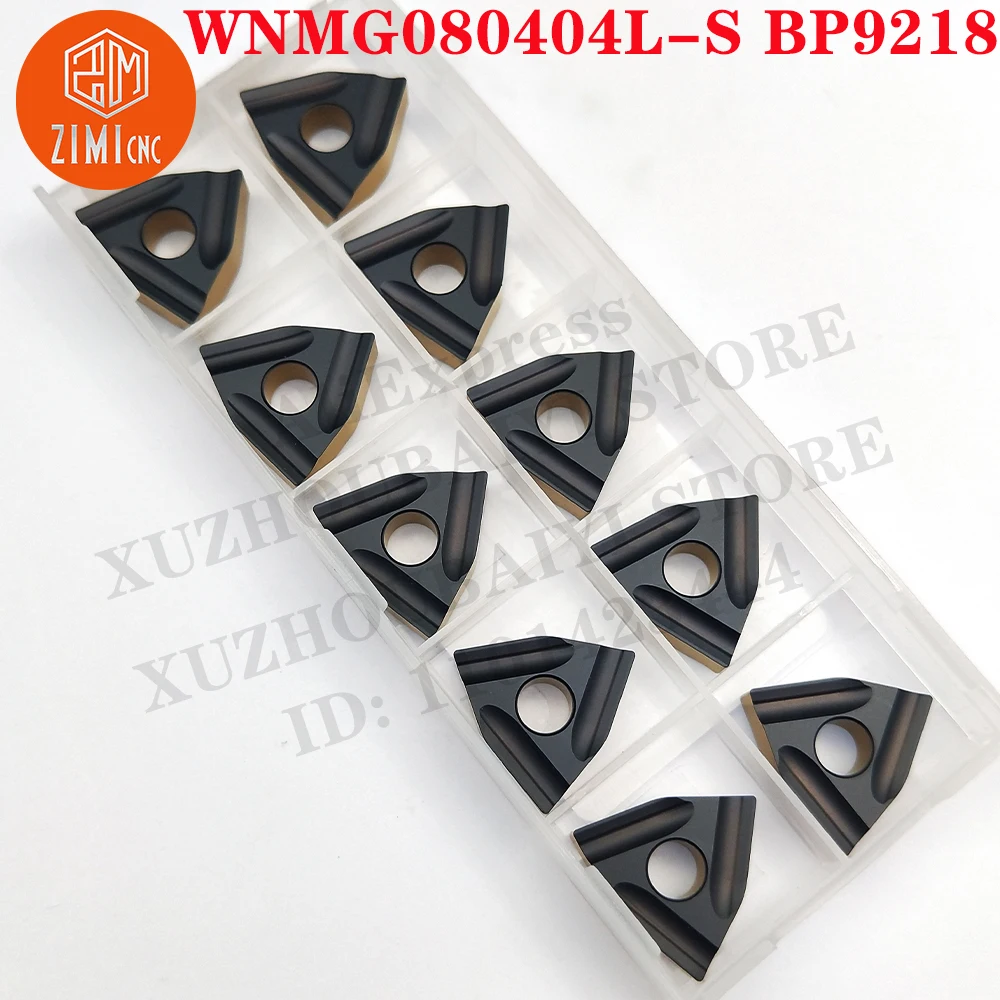 WNMG080404L-S BP9218 WNMG080404L-S قطع مخرطة CNC أدوات القطع أدوات مخرطة معدنية شفرة ميكانيكية أداة تحول إدراج كربيد