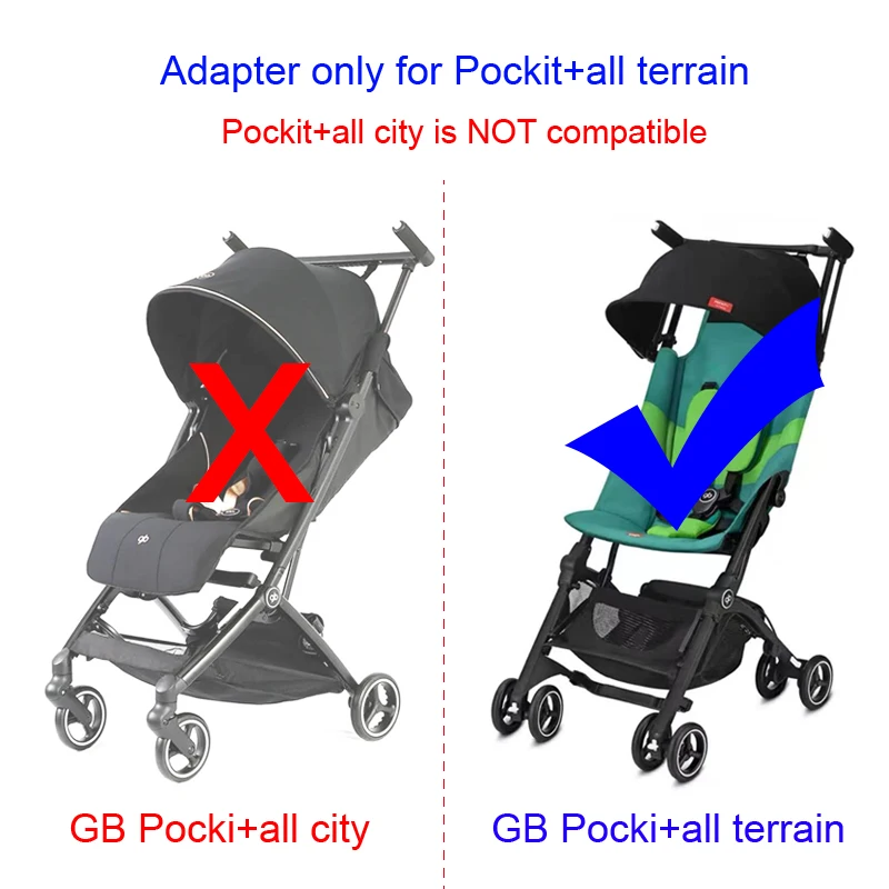 Stroller Adapter Compatible GB Pockit +All Terrain (NOT Pockit+all