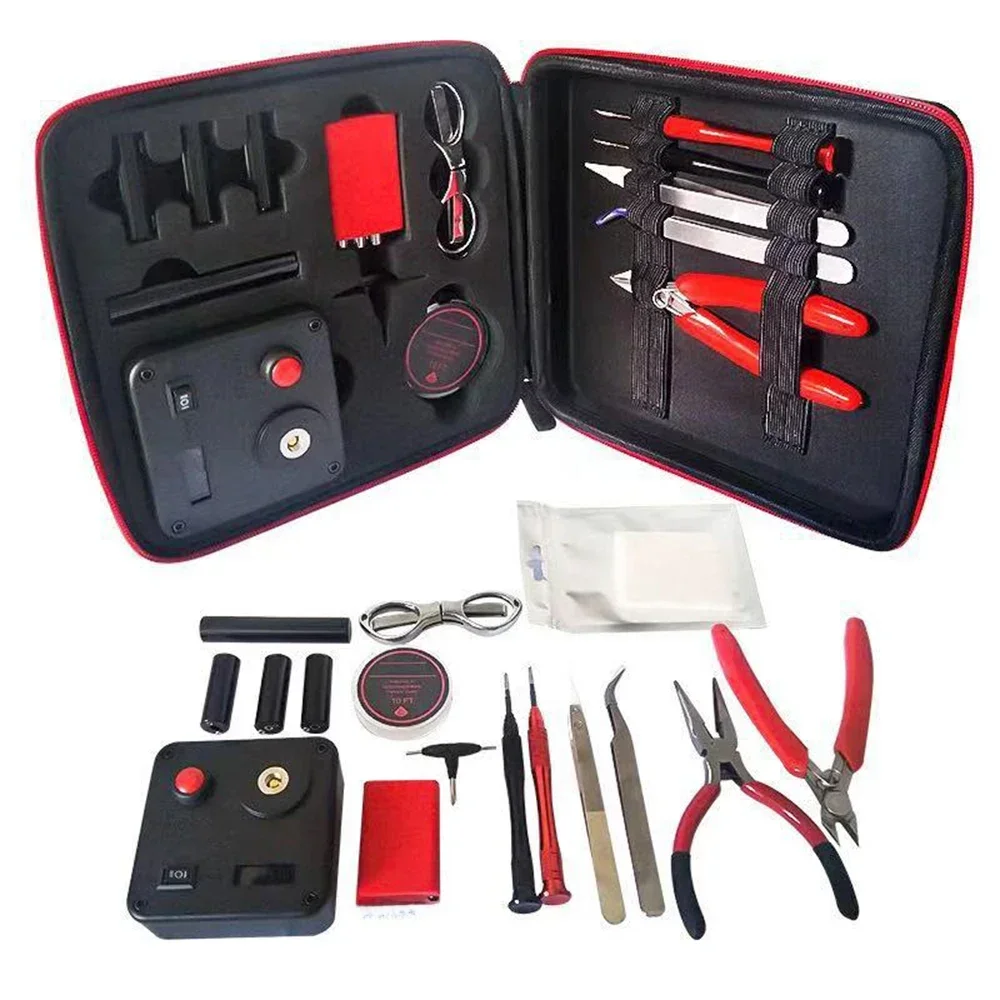 Coil Jig Master V2 V3 zestaw narzędzi do toczenia szczypce ceramiczne przewód ciepła szczypiec 521 Mini zakładka narzędzia DIY — zdjęcie 2