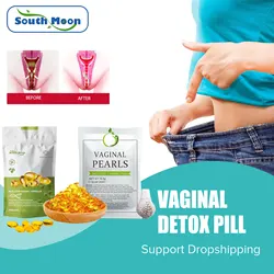 Vaginal Detox Pearls Pills Cotton Medicinal Clean Emale Body Removal Impurities Firming Slimming Pearl Health Care Products 7pcs