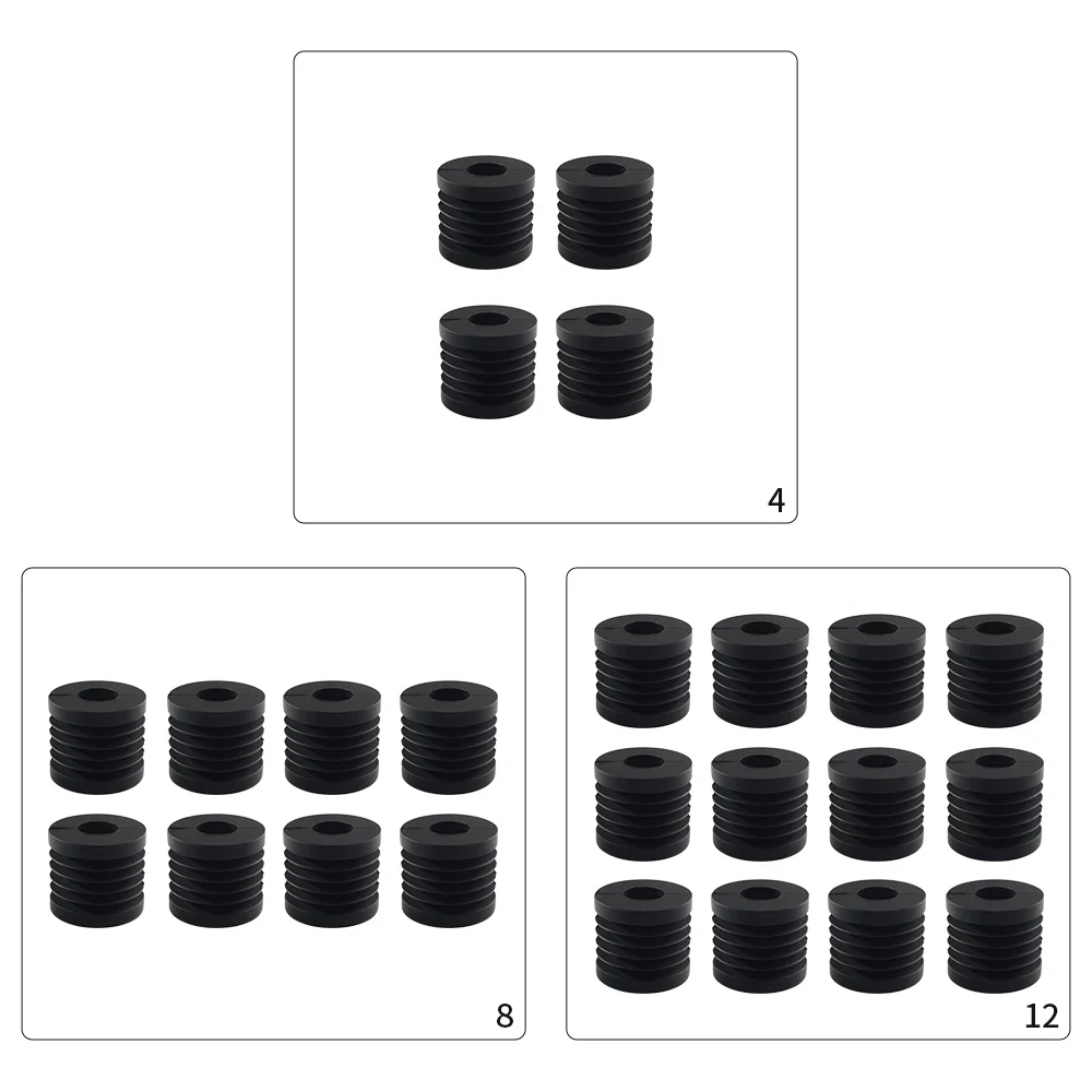 Almohadilla de bambú para pies de laboratorio, almohadilla antivibración para pies, antideslizante, goma antigolpes, X1, X1C, P1S, P1P, P1S