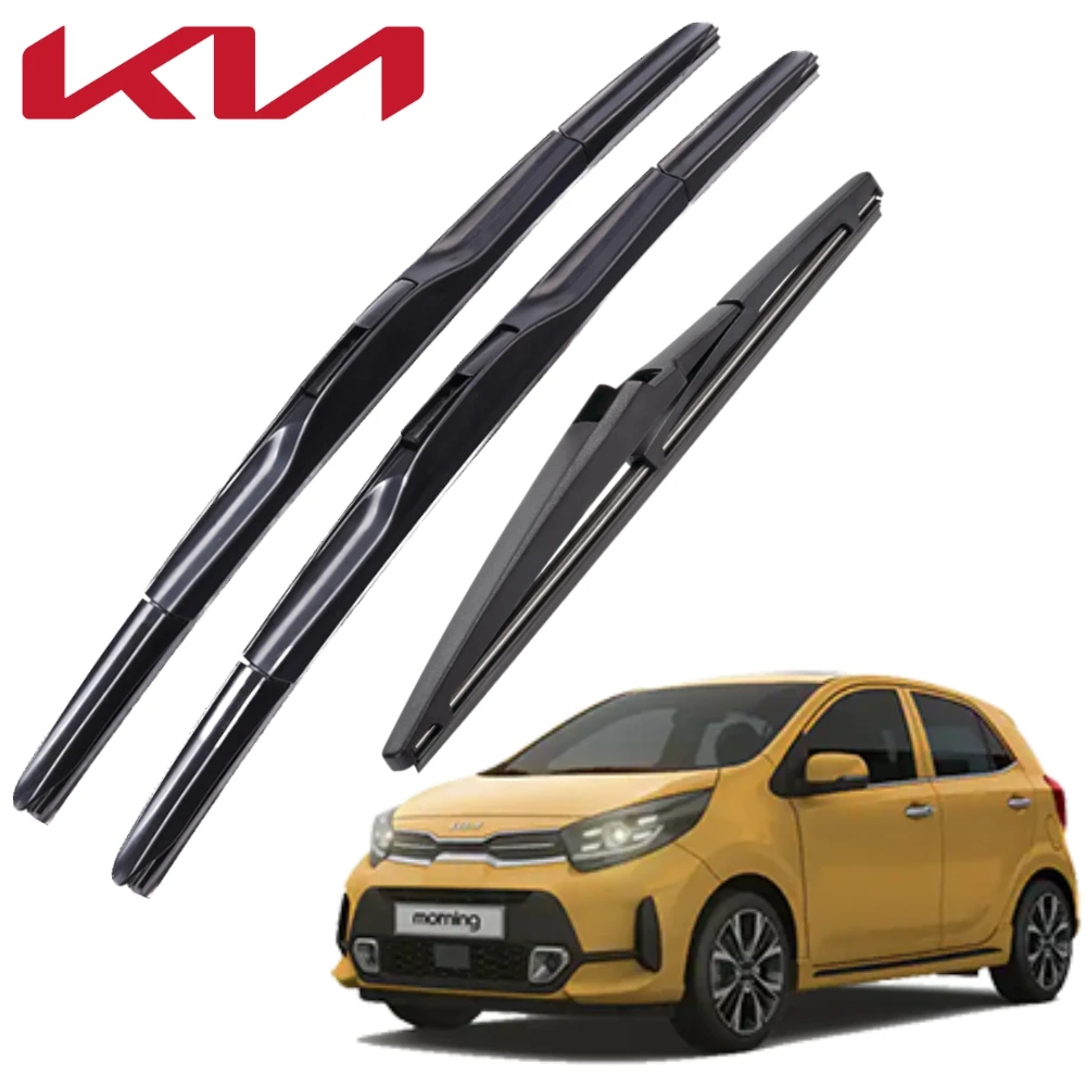 Kia Morning wiper blade window brush front back 1 + 1 + 1 + 1 