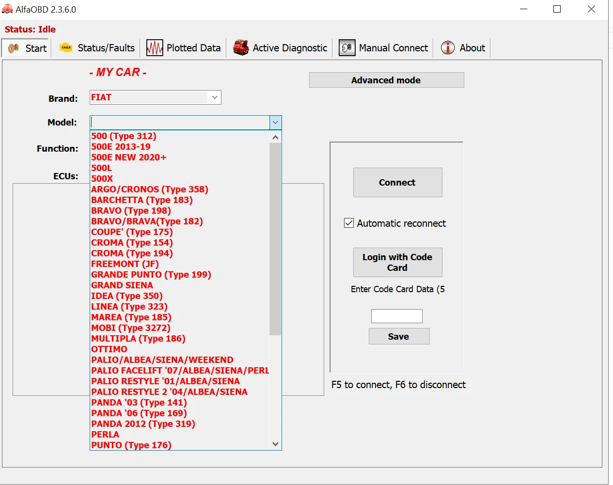 AlfaOBD v 2.3.6.0 For Windows Full Licensed - Diagnosis Alfa Fiat Lancia Abarth Dodge RAM Chrysler Jeep Peugeot Citroën