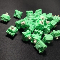 Emerald Green White Linear keyboard Switch 57g 3 Pin 22mm Spring Mechanical Keyboard DIY Custom Switches For Hot Plug Kit