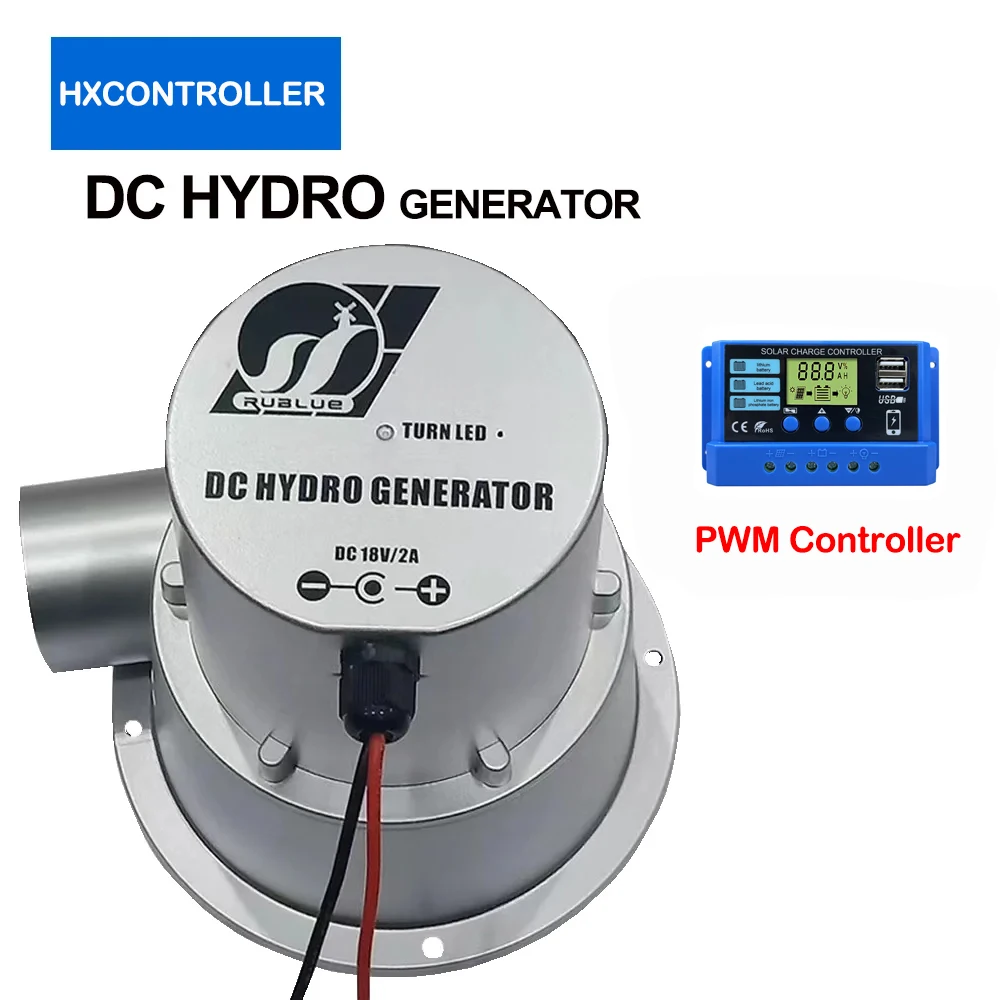 18V 36V 50W  Hydroelectric Generator Water T urbine Generator Brushless DC AC Hydraulic Pump Generator High Power Generator