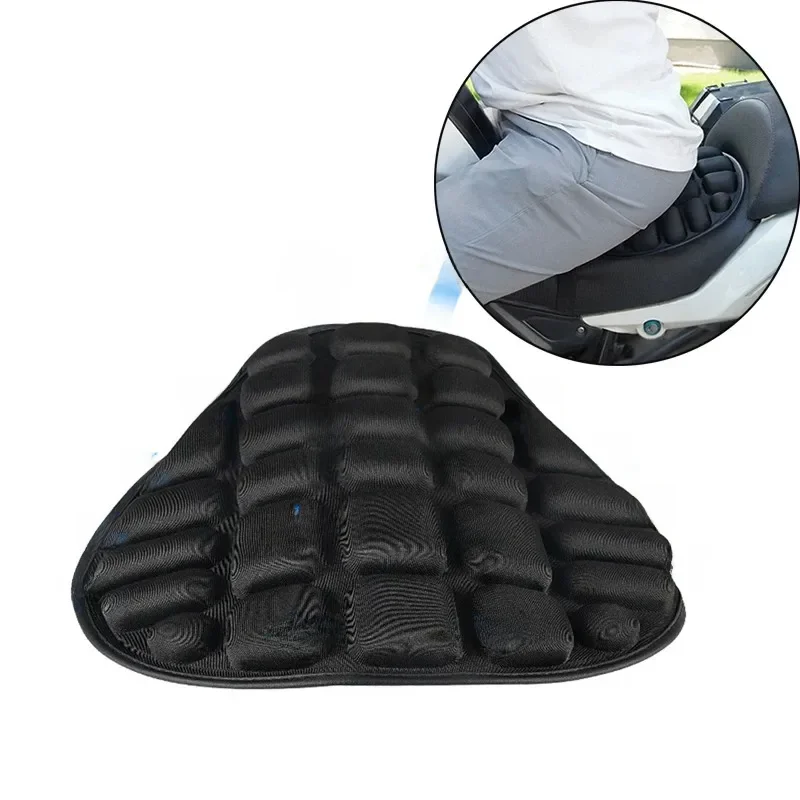 AliExpress NONE SEAMETAL Motorcycle Seat Cushion Black Foam Soft Comfortable Breathable Seat Covers Mats Motorcycles Electric Bike Accessories