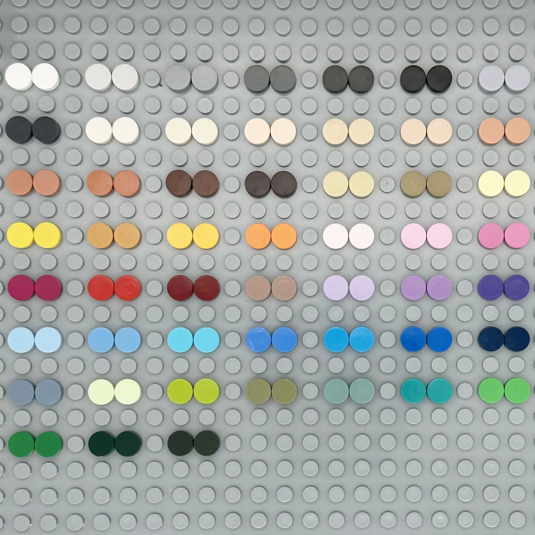 1000 pièces bricolage Pixel Art Bricks1x1 blocs de construction de carreaux ronds compatibles avec 98138 Figure d'anime assembler des jouets cadeau pour les enfants