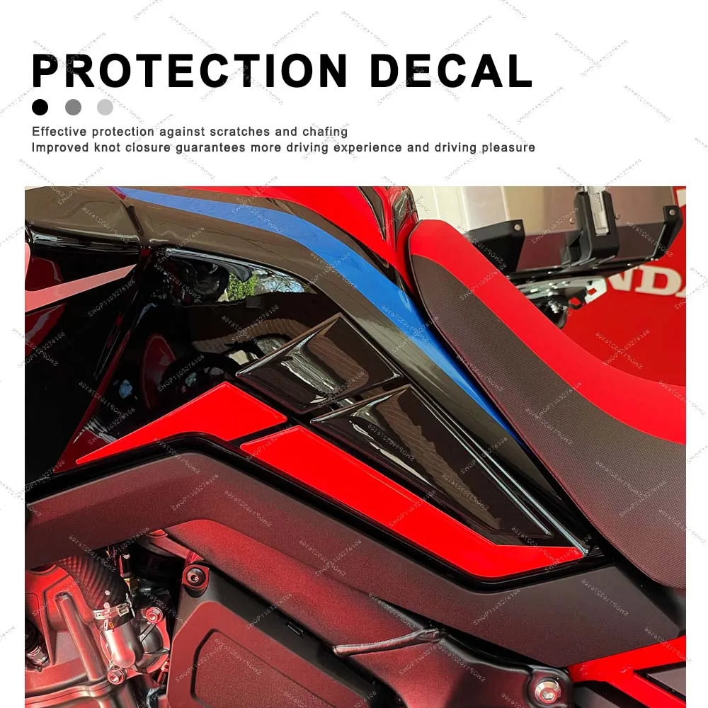 3D Resin Stickers Motorcycle Tank Pad Grips Stickers Fuel Tank Decals protective Kit Waterproof for  Africa Twin 1100 2023