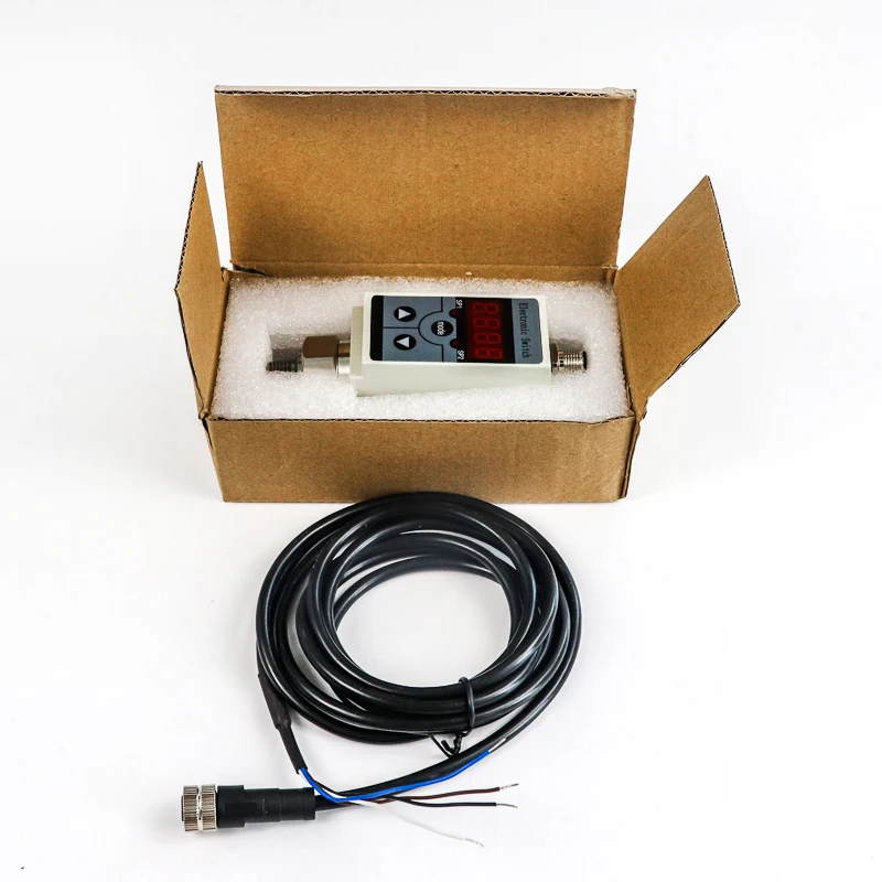 Imagem -04 - Pnp Npn Sensor Controlador de Pressão Display Digital em Dois Sentidos de Aço Inoxidável Saída de Relé Interruptor de Pressão Inteligente