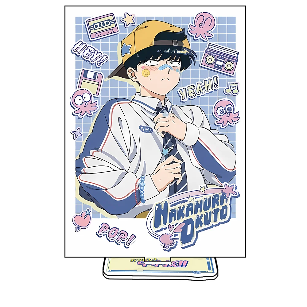 Go for It Nakamura Kun Acrylic Stand Figure Okuto Aiki Hirose Decora Style Anime Desktop Decoration Kawaii Model Plate Keychain