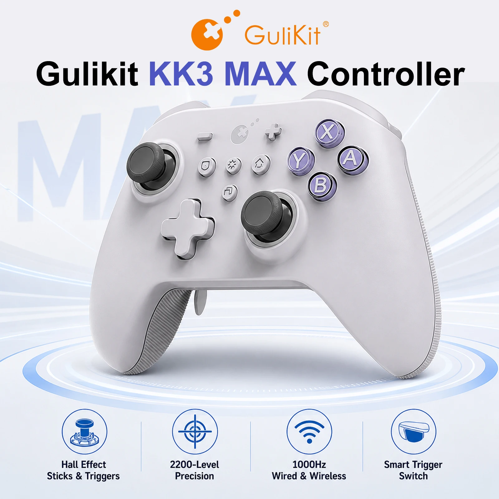 GuliKit KK3 MAX Controller NS39 KingKong 3 Gamepad with Hall