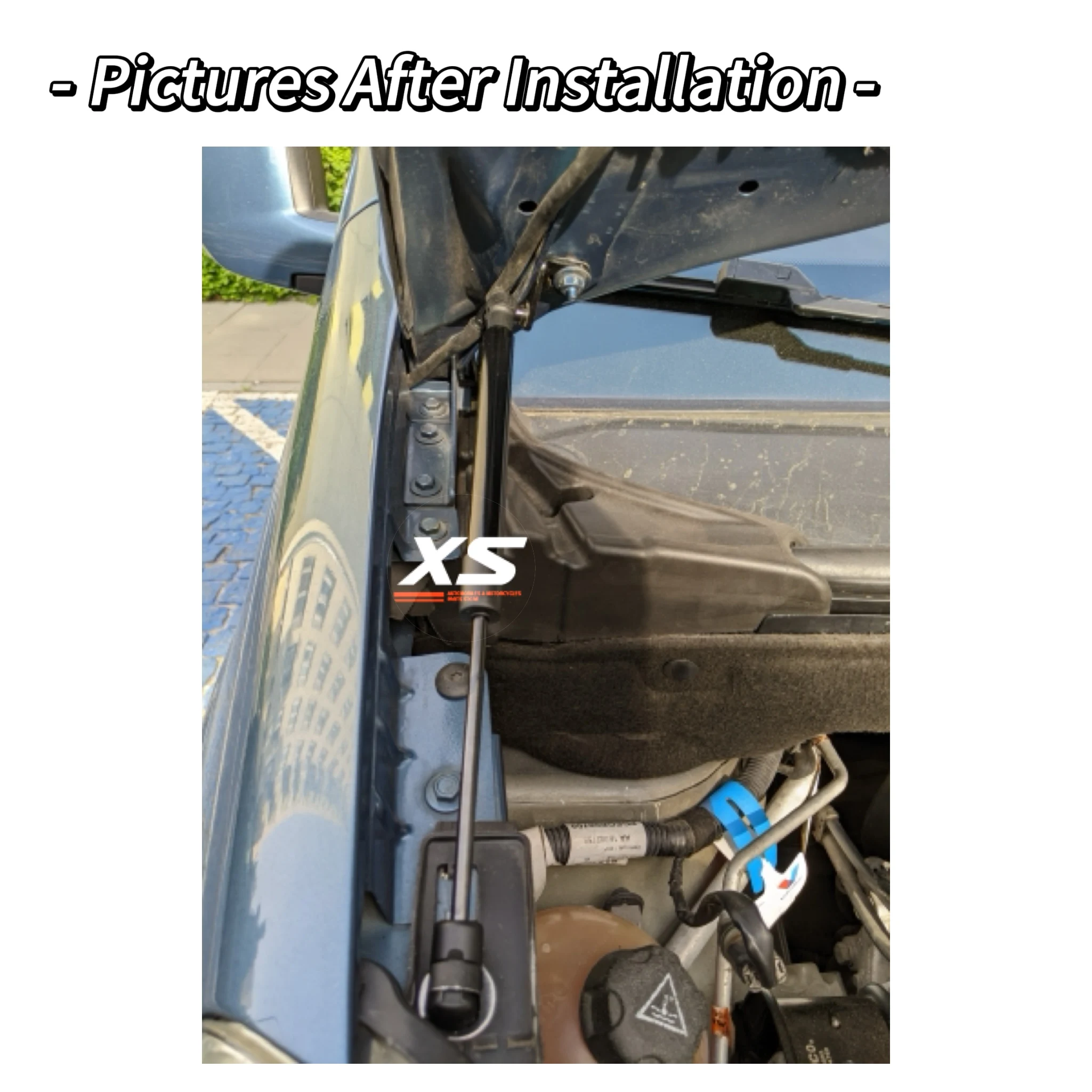 Per 2008-2018 Citroen Berlingo B9 Peugeot Partner Opel Combo Cargo 2021 cofano cofano anteriore modifica ammortizzatori di supporto per sollevamento