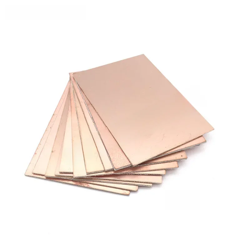 5 sztuk FR4 PCB dwustronna płyta pokryta miedzią DIY zestaw PCB płytka laminowana 7x10cm — zdjęcie 2
