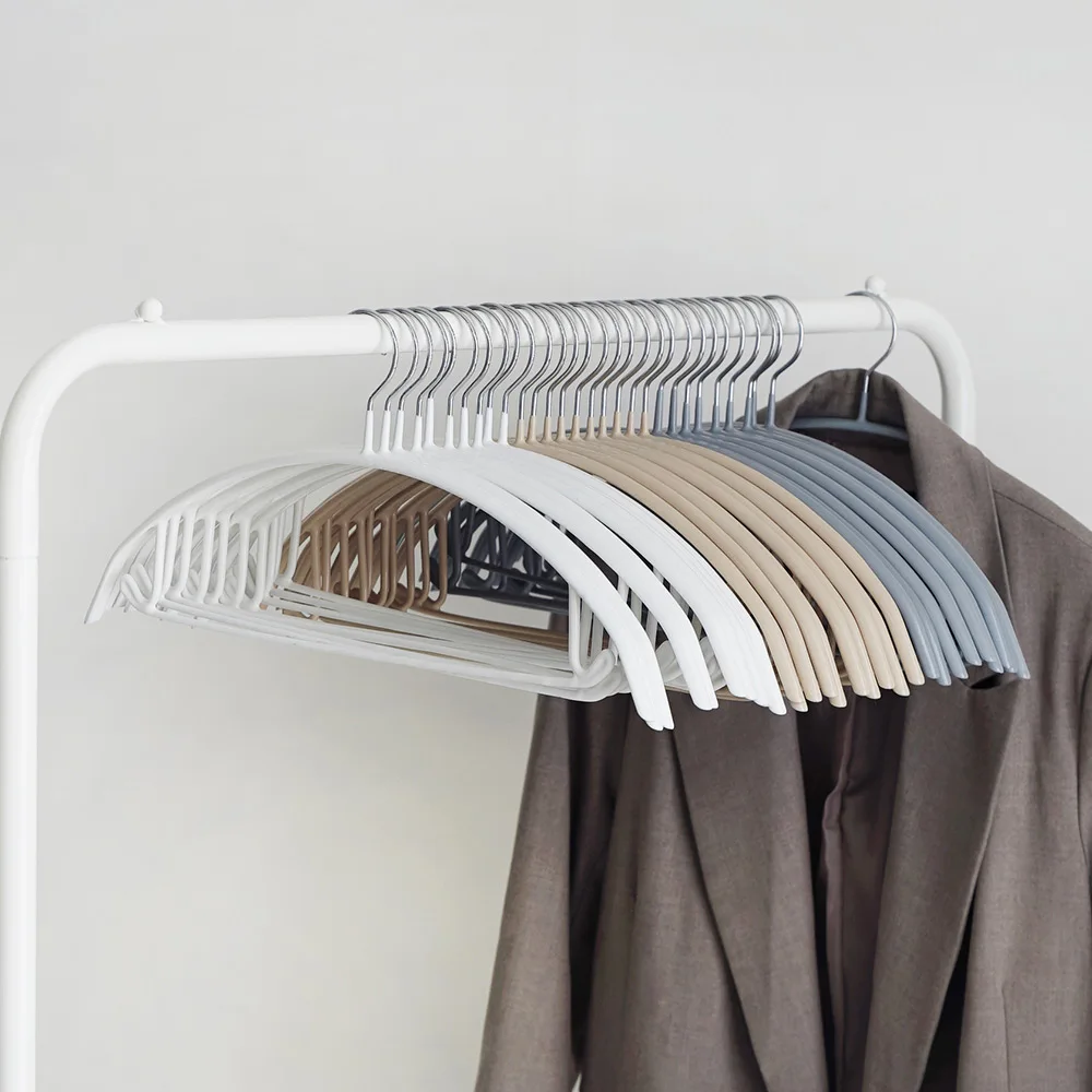 [가쯔] PVC 스틸 어깨뿔 방지 논슬립 옷걸이 30개[[Gats] Pvc Steel Shoulder Protector Non-Slip Hanger 30 Pieces] 썸네일 5