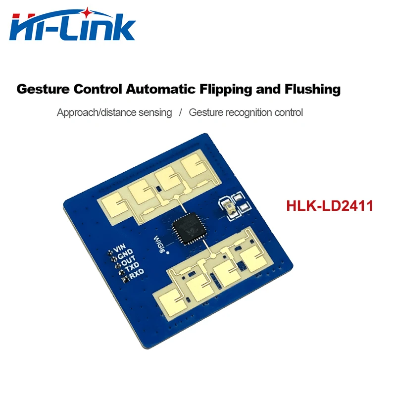 Hi-Link Smart Home Toilet 24G Gesture Recognition Micro-Motion Switch Sensor Module HLK-LD2411