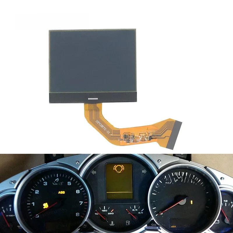 Dla VW Touareg V6 Porsche Cayenne Cayenne S zestaw wskaźników wyświetlacz LCD ekran deski rozdzielczej monochromatyczny naprawa pikseli — zdjęcie 2