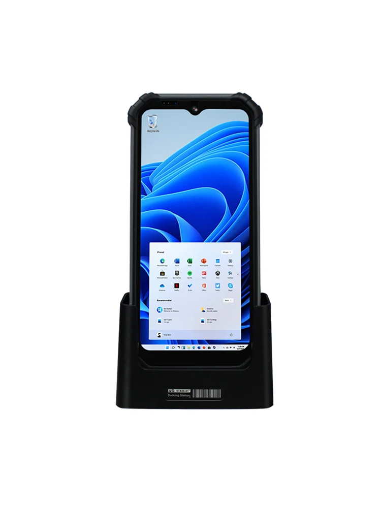6.5-inch Windows 11 Handheld Terminal 4G LTE 8GB/256GB Handheld Computer with Docking Station - Rugged PDA Tablet PC