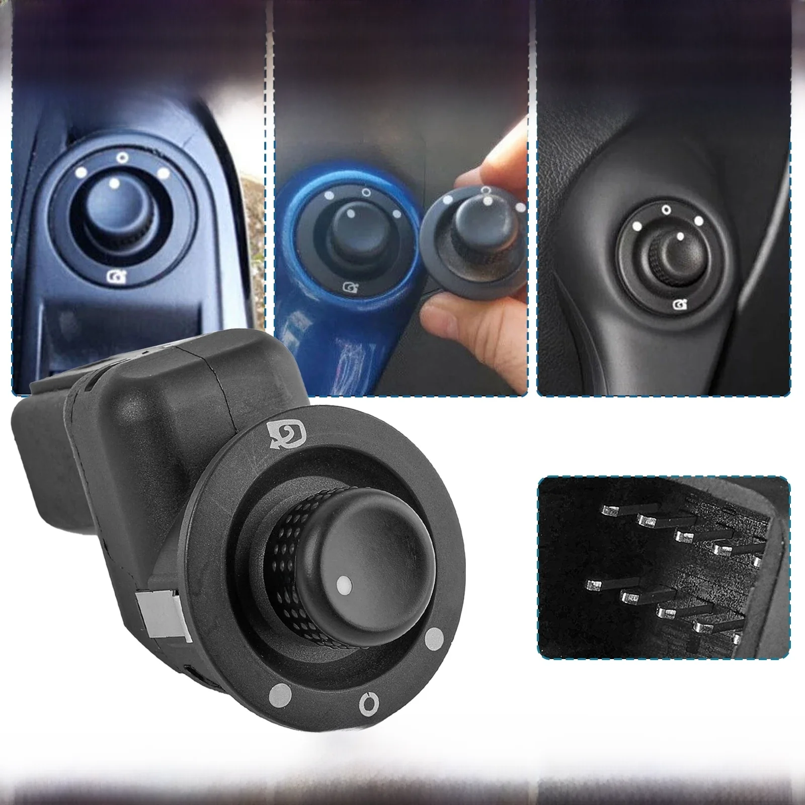 Bouton de commande de rétroviseur latéral électrique, bouton de commutation avec pliage pour Renault Captur Clio MK4 Modus Captur, 8200214921, 8200676529