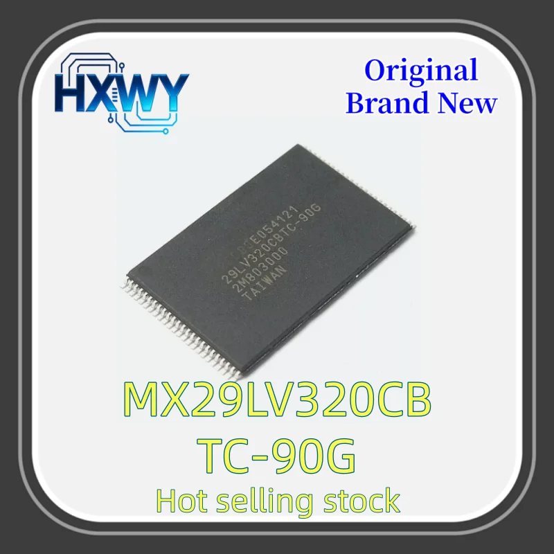 (10/50 Pieces) MX29LV320CBTC-90G 29LV320CBTC TSOP-48 Parallel NOR Flash Memory Factory Wholesale Cheap IC Chip Fast Shipping