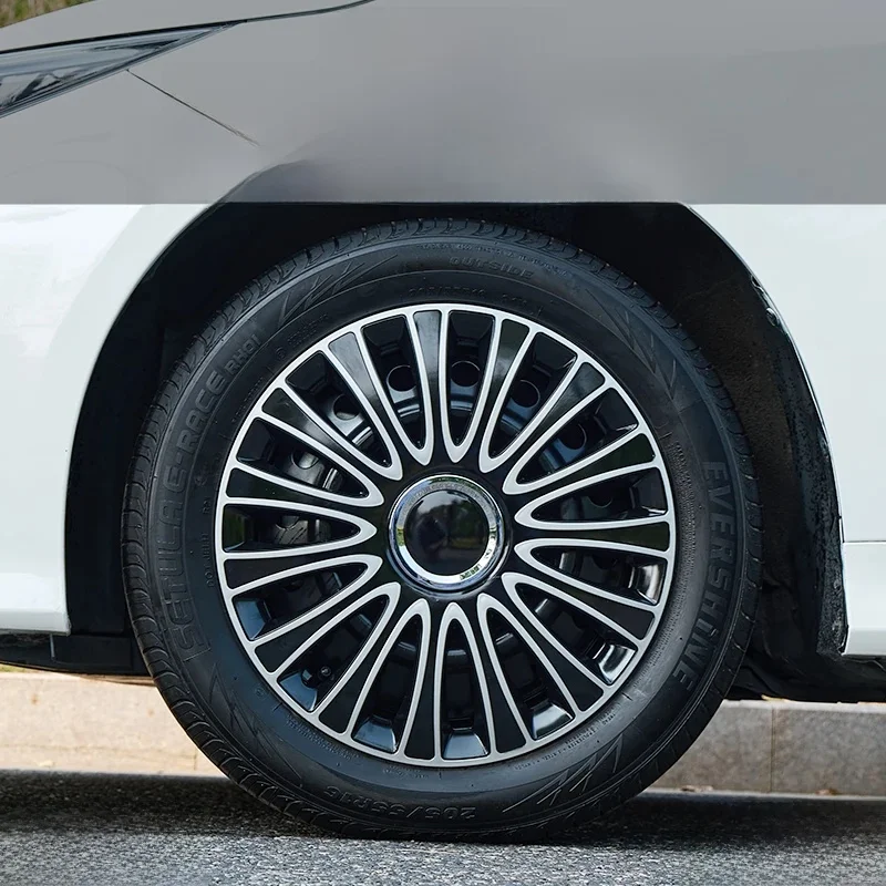 4PCS Car Accessories Hubcap 15 Inches Wheel Caps 15 Hubcaps Car Supplies Rim Tire 15Tire Caps Tire for Most Car Iron Wheel Cover