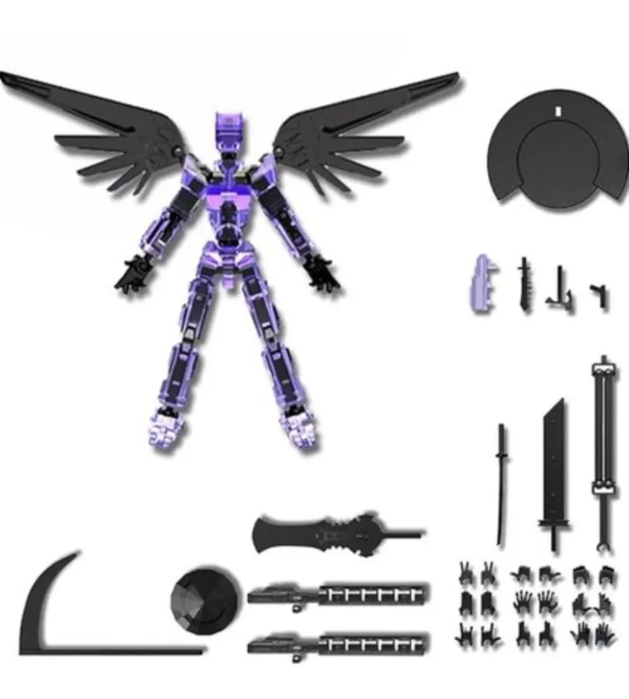 3D Printed Multi-jointed Movable Action Figures Shapeshift Robot Model Mannequin Decompress Boy Gift Desktop Decorations