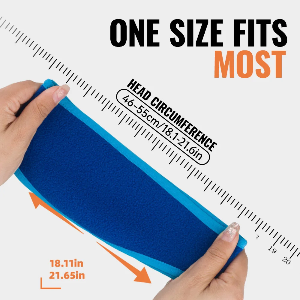 WRELS طفل الصوف تدفئة الأذن يفشل عقال بسط غطاء للأذنين الشتاء يغطي للطقس البارد تشغيل الدراجات التزلج الأذن أدفأ #5