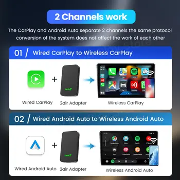 CarlinKit 5.0 和 CarlinKit 4.0 無線 CarPlay Android Auto Waze 音樂 Spotify Auto 適用於奧迪高爾夫、標緻、馬自達、起亞、奔馳和 MG 10 最佳銷售 馬自達 CarPlay - №8