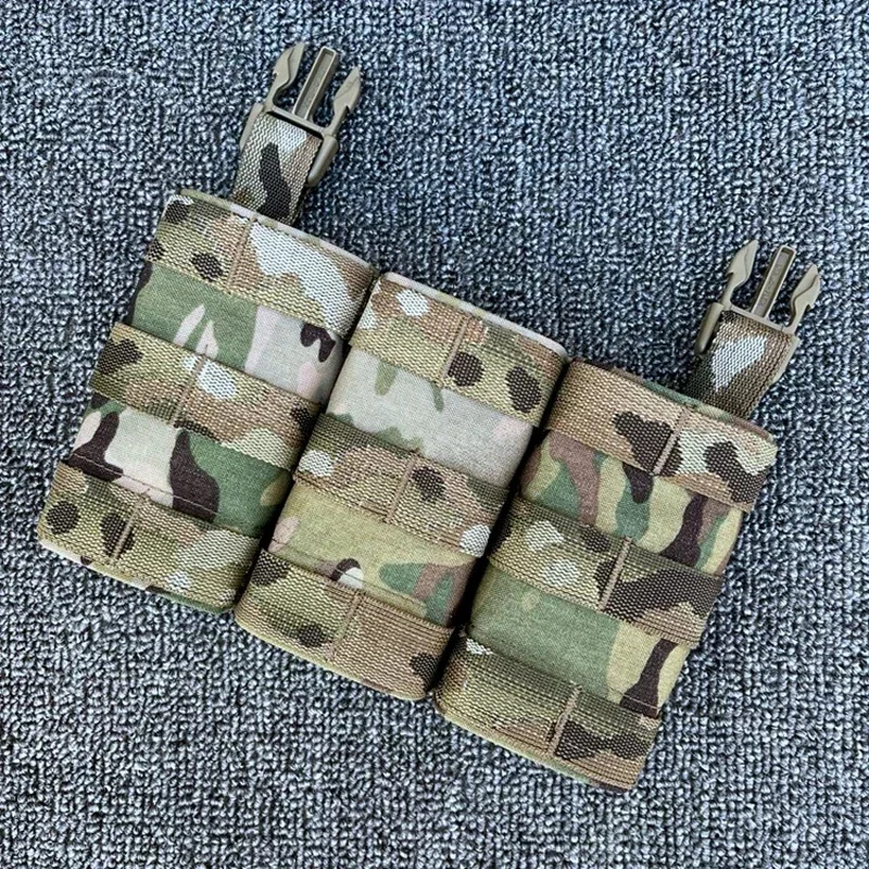Pochette pour magazines tactiques, panneau de Conversion d'extension Airsoft, sac magnétique LV119 FCSK gilet Multicam 5.56/7.62, pochette Triple Mag