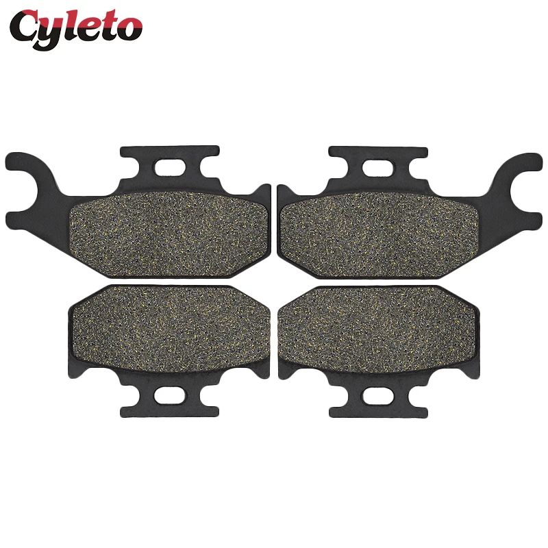 Cyleto Motorcycle Front Brake Pads for Suzuki LTA 400 F 750 Kingquad LTF 400 08-16 LTA 450 X 07-10 LTA 500 09-16 LTA 700 05-07