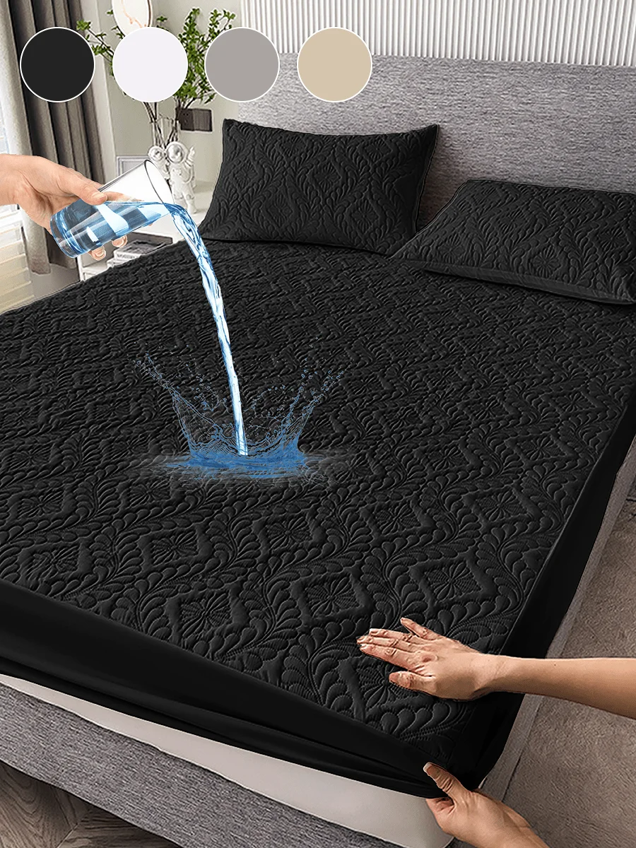 

Fitted sheet, size 99X190cm (38.97X74.8 inch), 30cm (11.81 inch) deep pocket. Waterproof, skin-friendly and comfortable, perfect for bedrooms.