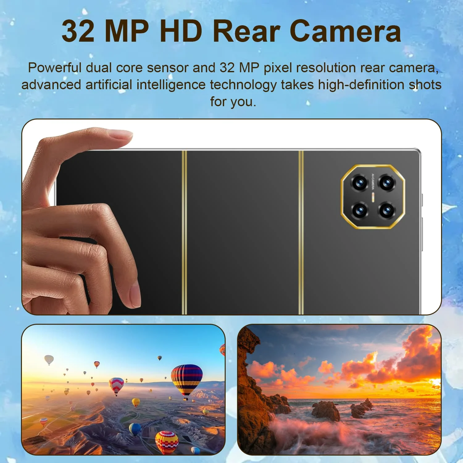 5G Global Version Pad 120000mAh 16MP+32MP 10.36 Inch Android 13 16GB+1TB  WPS+5G WiFi Bluetooth Dual SIM Phone Call Tablet