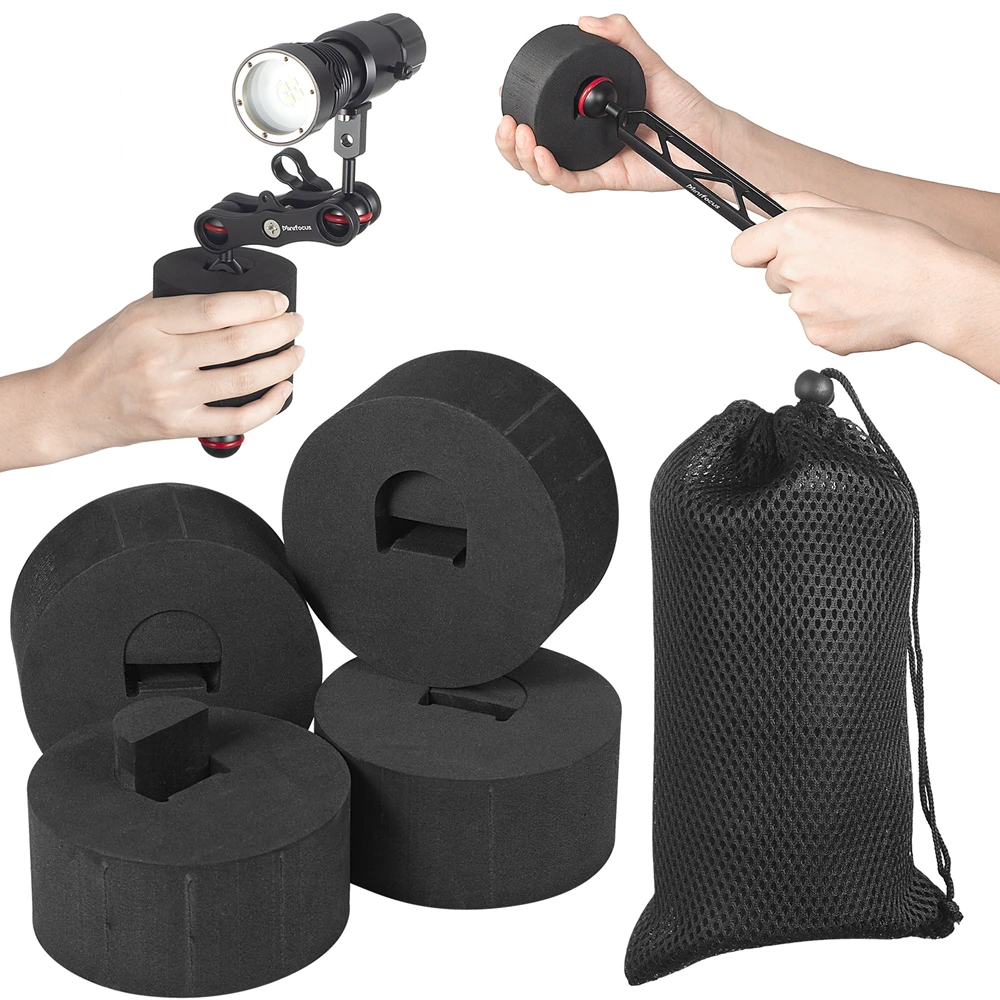 

Underwater Camera Buoyancy Float Kits Provided 700g, D3.15" Aquatic Arm for Seafrogs/nitescuba/Starbea Floating Arms Diving Tray