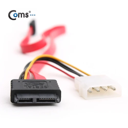 Coms Slimline SATA/SATA cable, 50cm/laptop ODD conversion★Power 2P C3542