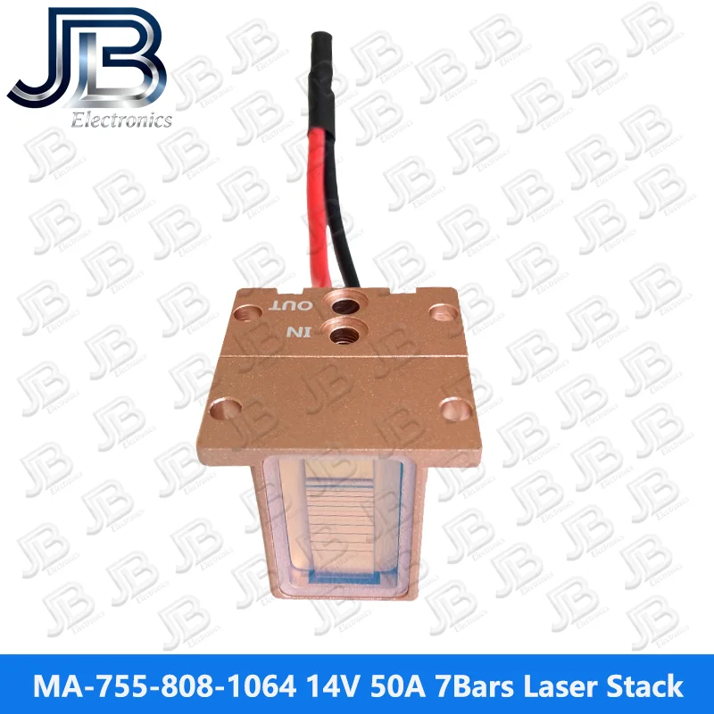 MA-755-808-1064 350W 7Bars 14V 50A 808nm Laser Stack لإزالة الشعر #4