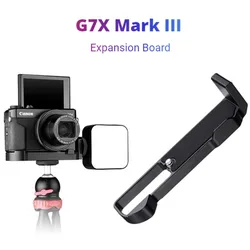 G7X Mark III G7X Mark II  Expansion Board Aluminum Alloy L Board For Canon G7X Mark 2/G7X Mark 3 With Cold Shoe Hole