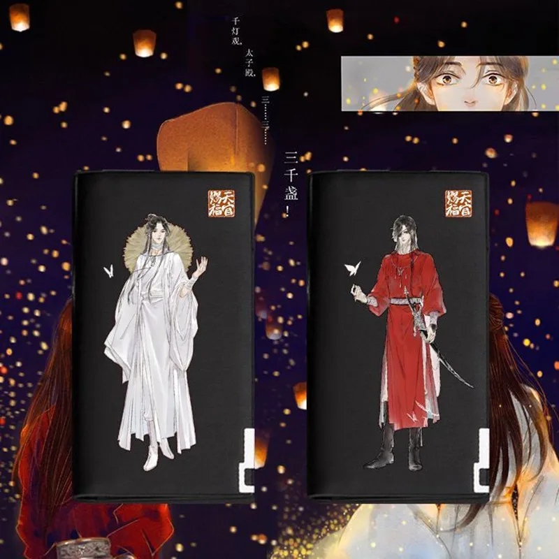

Anime Tian Guan Ci Fu Cute Wallet Heaven Official’s Blessing Hua Cheng Xie Lian Long Coin Purse Men Women Fashion Notecase Gift