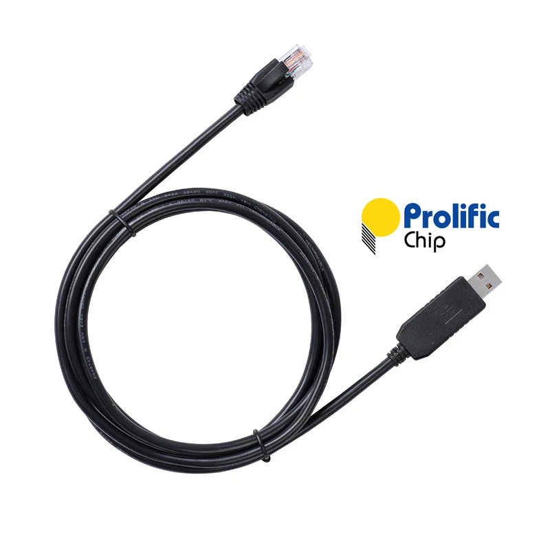 US2000C US3000C US5000 Kabel komunikacyjny konsoli z baterią litową Prolific USB RS232 do RJ45 8P8C Kabel do debugowania szeregowego