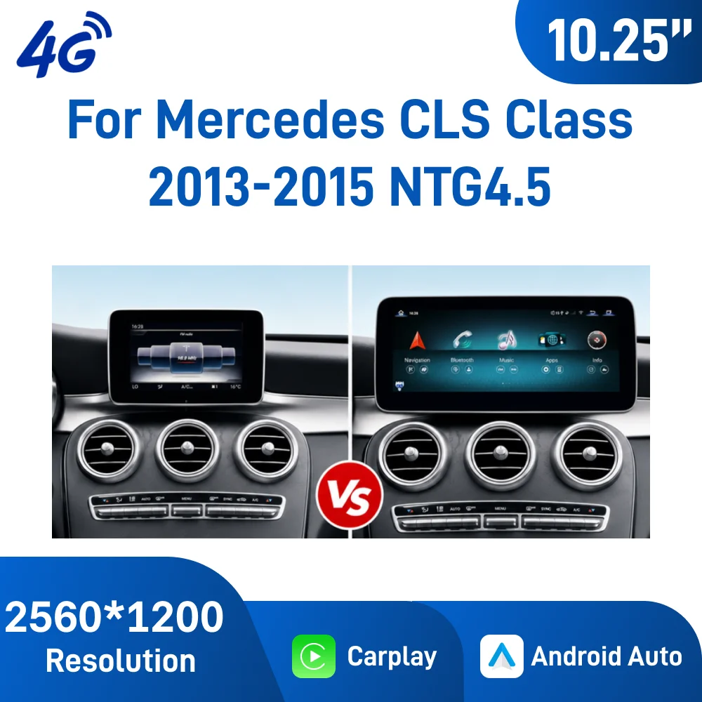 Car Multimedia Rear Seat Entertainment - Untuk Mercedes CLS Class 2013-2015 NTG4.5
