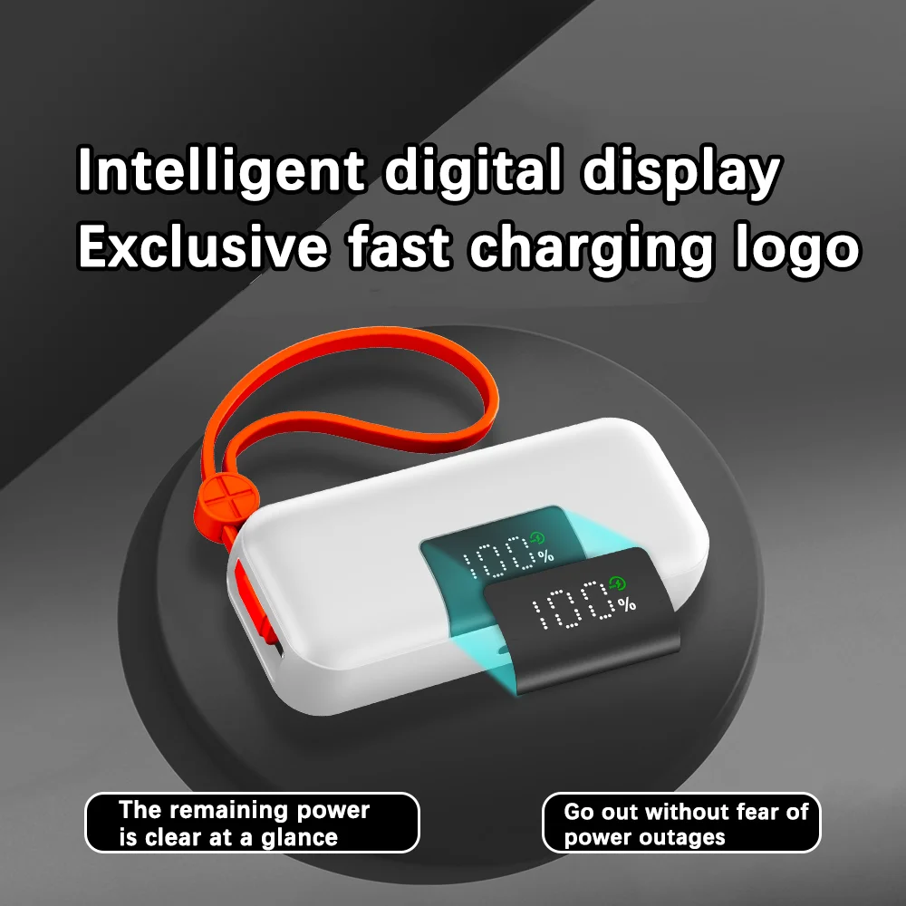 

Emergency Portable Charger Mini Power Pack 5000 mAh Compact Battery for Fast Charging-USB Type-C 3+ 4.5H