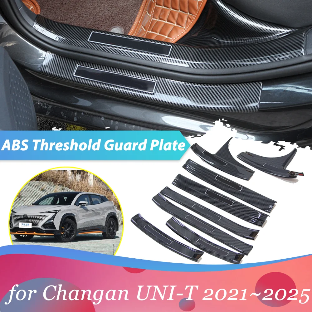 

Автомобильная педаль приветствия для Changan UNI-T 2021 ~ 2025 2022 2023 ABS, накладка на порог, накладка на порог, наклейка, аксессуары