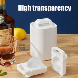 Eco-Friendly Ice Ball Maker Crystal Clear Ice Ball Press Spherical Whiskey Tray Mould Bubble-Free Ice Ball Maker Ice Box Mold