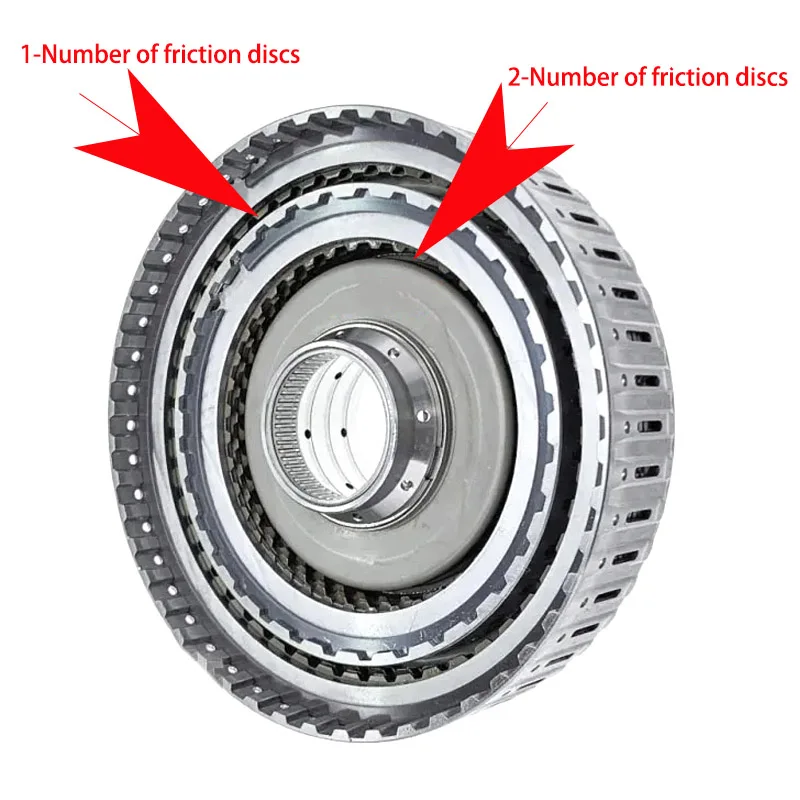 AWF8G45 8G45 Tambour d'embrayage de transmission C3 & C4 (indique le nombre de disques de friction dans le tambour et le diamètre)