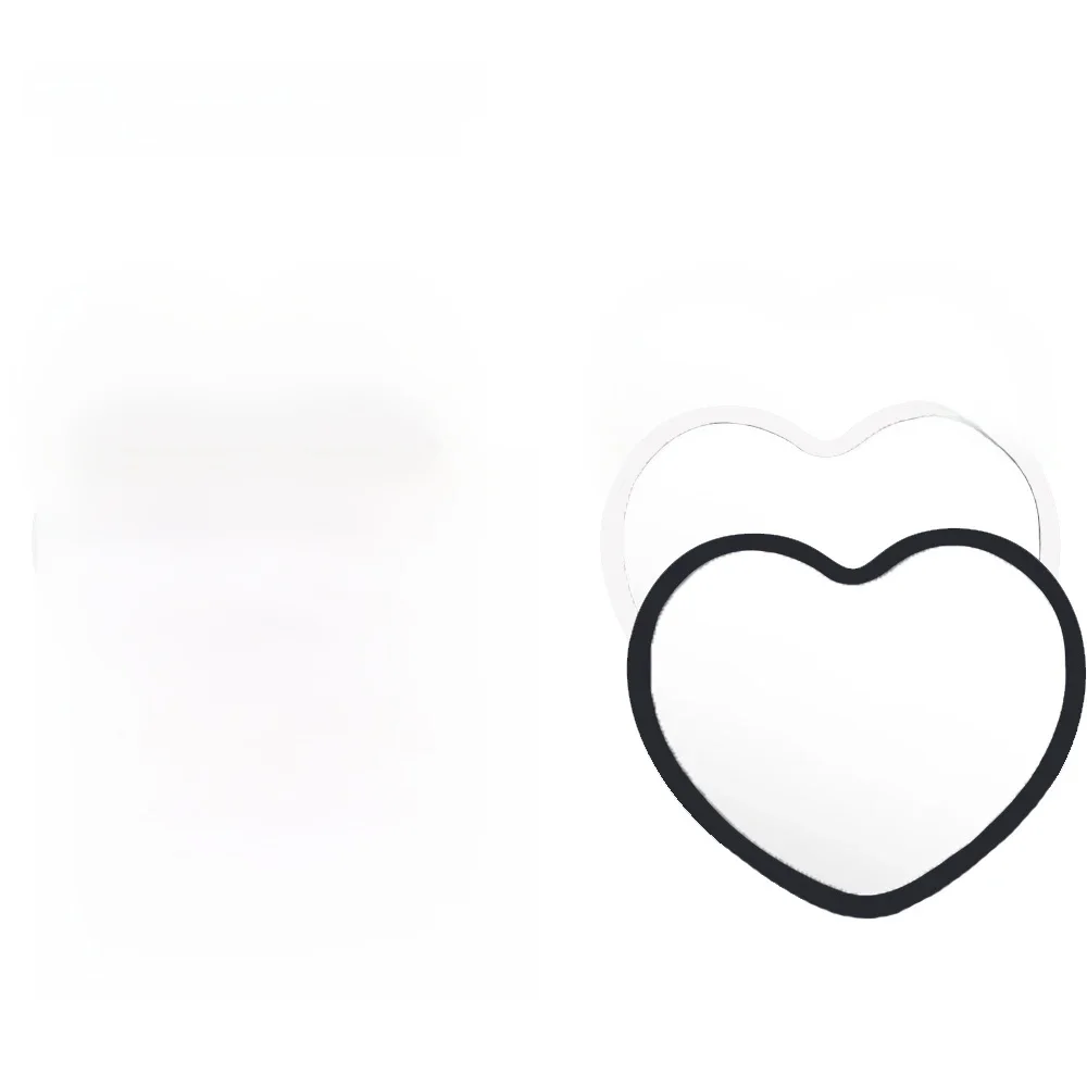 Petits miroirs portables en forme de cœur, 1 pièce, Logo personnalisé, Souvenir, idées cadeaux de demoiselle d'honneur de mariage, perruque, Salon de cils, miroir pour petites entreprises