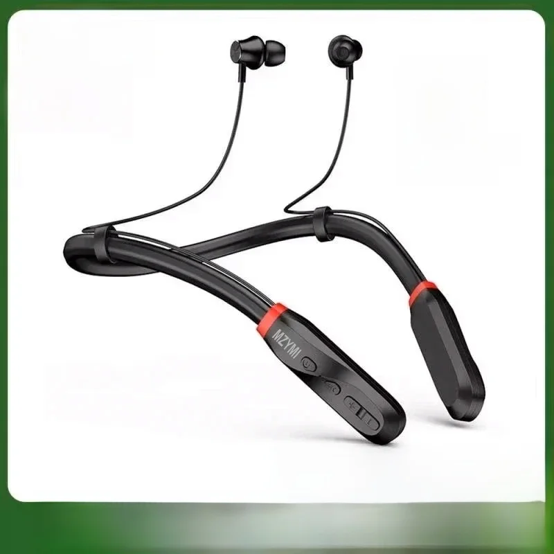 MZYMI écouteurs sans fil 200 heures de lecture tour de cou Bluetooth 5.1 casque avec micro 9D stéréo écouteurs casque