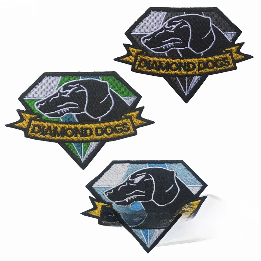 MGS zanurzony smok 5 Phantom ból diamentowy pies odznaka magiczna łatka Armband łaty hafty na ubrania szycia hak i pierścień DIY — zdjęcie 2