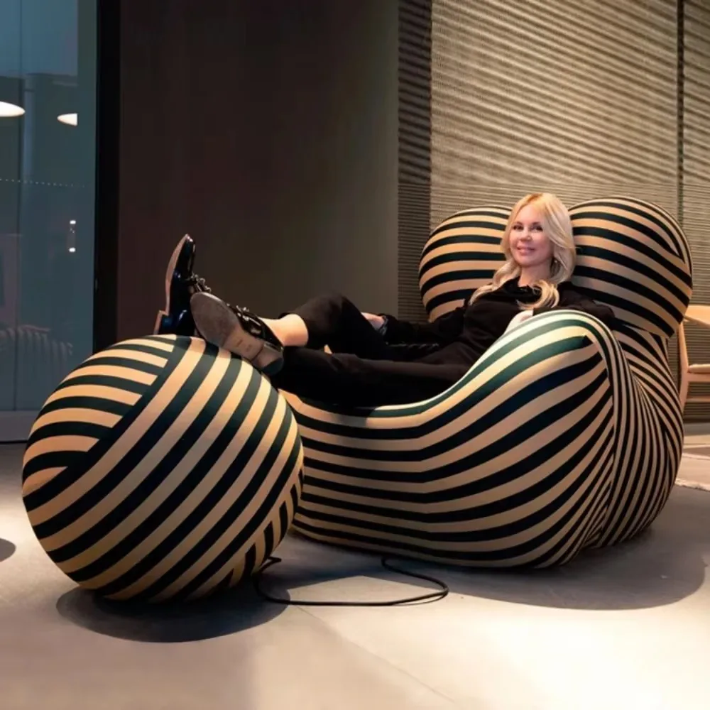 Living Room lazy sofa Lounge Single Chaise Balcony Bean Bag Recliner Lounges Balcony  Recliner Armchair Comfortable Chair