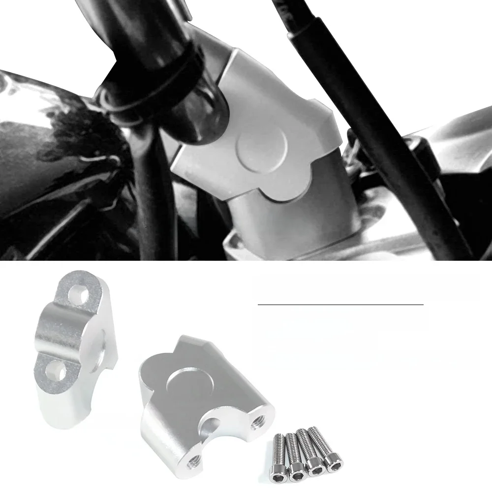 Podnośnik 30 MM dla Suzuki V-STROM 650 V STROM 1000 DL650 DL1000 wszystkie lata 22 mm / 7/8 "z przesuniętym adapterem do przedłużania kierownicy — 2