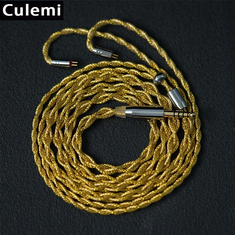

Culemi-12 Nirvana HiFi Replace Upgrade cable 2.5/3.5/4.4mm MMCX/0.78 2Pin/Recessed 2Pin Suitable for SA6 MK2 TANGZU FUDU